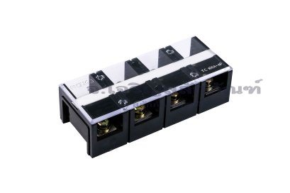 [E] บล็อกต่อสายไฟ แบบขันสกรู ทองแดงชุบดีบุก 100A TC-1004